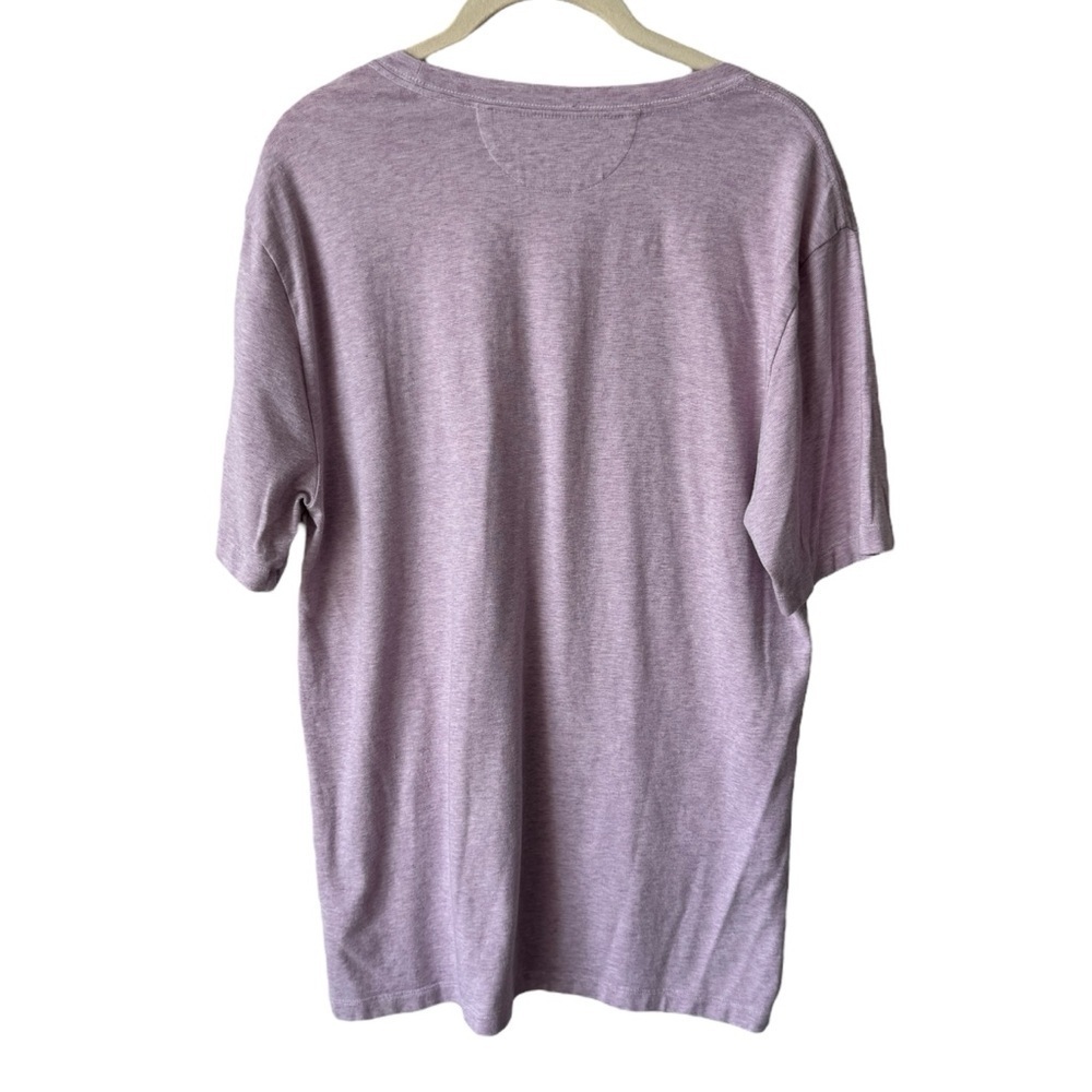 Faherty Brand Men's Movement Short Sleeve Crew Neck TShirt Pink Purple Small - Picture 5 of 7